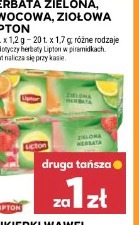 Herbata zielona, owocowa, ziołowa Lipton