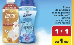 Lenor płyny do płukania tkanin, perełki zapachowe LENOR