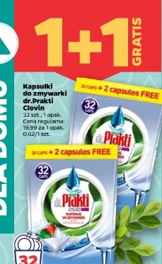 Kapsułki do zmywarki dr. Prakti Clovin