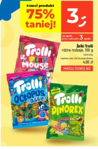 Żelki Trolli różne rodzaje