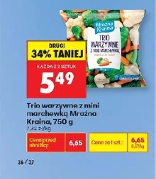Trio warzywne z mini marchewką Mroźna Kraina
