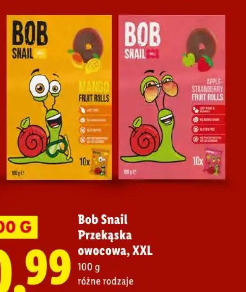 Bob Snail Przekąska owocowa, XXL