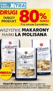Wszystkie makarony marki La Molisana drugi tańszy 80% taniej