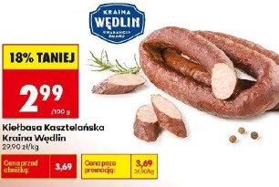 Kiełbasa Kasztelańska Kraina Wędlin
