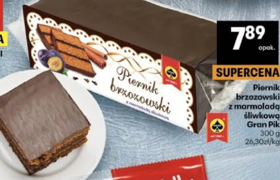 Piernik brzozowski z marmoladą śliwkową Gran Pik