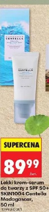 Lekki krem-serum do twarzy z SPF 50+ SKIN1004 Centella Madagascar