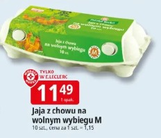 Jaja z chowu na wolnym wybiegu M