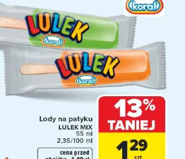 Lody na patyku Lulek Mix Koral