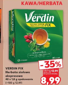 Verdin Fix Herbata ziołowa ekspresowa