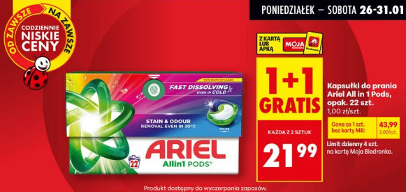 Ariel All in1 Pods kapsułki do prania