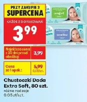 Chusteczki Dada Extra Soft, 80 szt.