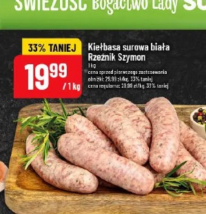 Kiełbasa surowa biała Rzeźnik Szymon