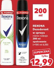 Rexona Dezodorant w sprayu różne rodzaje 200 ml opakowanie