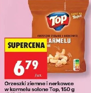 Orzeszki ziemne i nerkowce w karmelu solone Top