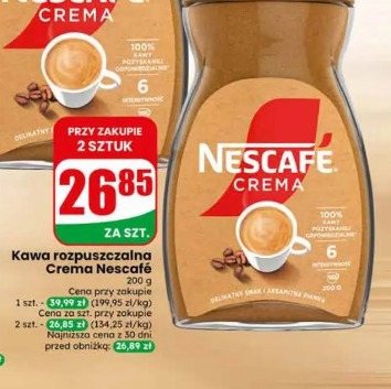 Kawa rozpuszczalna Crema Nescafé