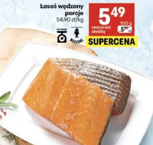 Łosoś wędzony porcje