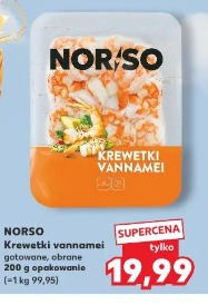 Norso Krewetki vannamei gotowane, obrane