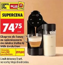 Ekspres do kawy ze spieniaczem melka Delta Q Milk Evolution