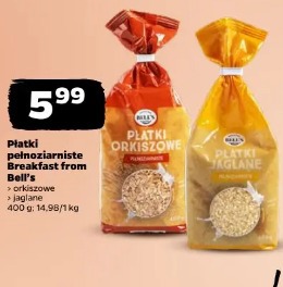 Płatki pełnoziarniste Breakfast from Bell’s