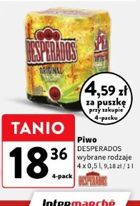 Piwo Desperados wybrane rodzaje
