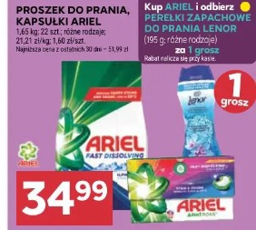 Proszek do prania, kapsułki Ariel
