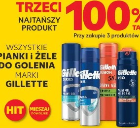 Wszystkie pianki i żele do golenia marki Gillette