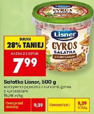 Sałatka Lisner gyros z kurczakiem