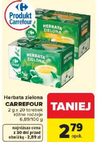 Herbata zielona Carrefour
