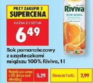 Sok pomarańczowy z cząsteczkami miąższu 100% Riviva