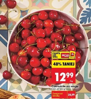 Czereśnie na wagę