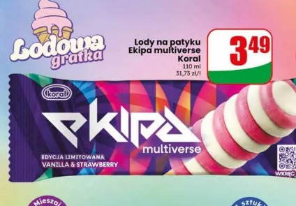 Lody na patyku Ekipa multiverse Koral