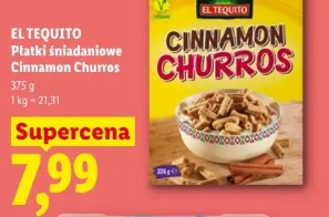 El Tequito płatki śniadaniowe Cinnamon Churros
