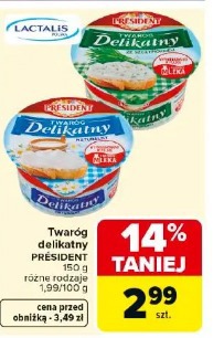 Twaróg delikatny Président