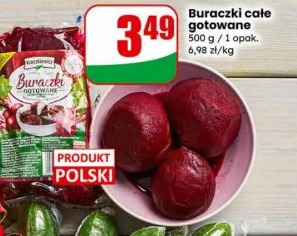 Buraczki całe gotowane