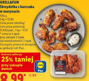 GRILL&FUN Skrzydełka z kurczaka w marynacie