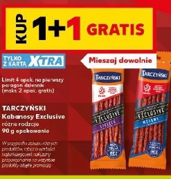 Tarczyński Kabanosy Exclusive różne rodzaje