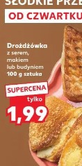 Drożdżówka z serem, makiem lub budyniem
