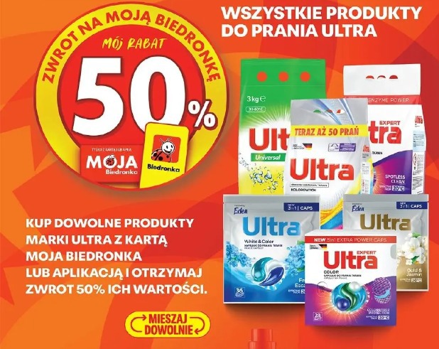 Wszystkie produkty do prania Ultra