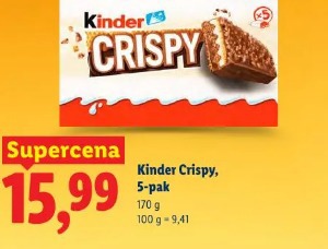 Kinder Crispy, 5-pak