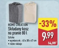 Home Creation Składany kosz na pranie 80 l