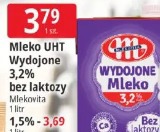 Mleko UHT Wydajone 3,2% bez laktozy Mlekovita
