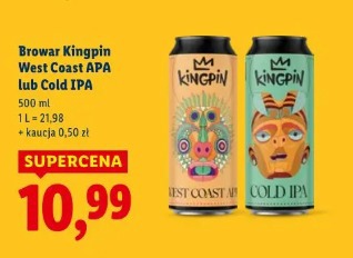 Browar Kingpin West Coast APA lub Cold IPA