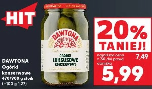 Dawtona Ogórki luksusowe konserwowe