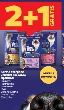 Karma szarpane kawałki dla kotów OptiVital