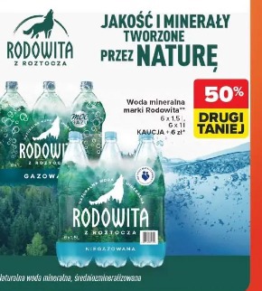 Rodowita z Roztocza woda mineralna gazowana