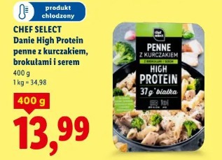 Chef Select Danie High Protein penne z kurczakiem, brokułami i serem
