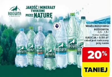 Woda mineralna Rodowita