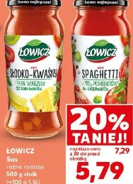 Łowicz Sos spaghetti 7 ziół, pomidorowy