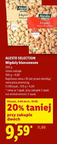 Alesto Selection Migdały blanszowane