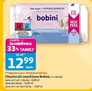 Chusteczki nawilżane Bobini